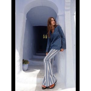Free People Jolene Striped Flares